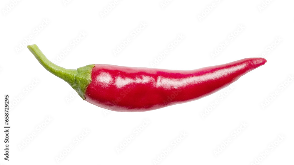 red hot chili peppers on white Transparent background