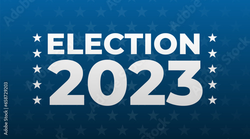 023 us elections day, american vote, creative design for political debate, creative banner, design concept, with blue and red text.