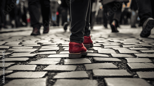 Paving the Way, Footsteps in the Heart of the City