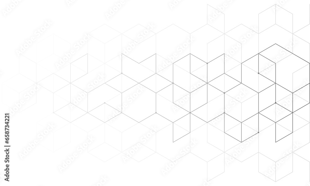 Abstract geometric background with isometric blocks, polygon shape pattern - obrazy, fototapety, plakaty 