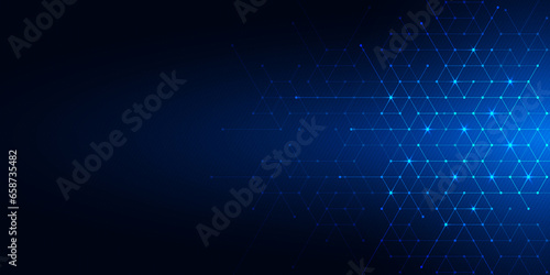 Abstract technology background with geometric texture and grid pattern for your graphic design