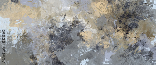 Abstract hand drawn vector art background for cards, flyer, poster, banner and cover design. Textured illustration. Dirty grunge backdrop. Acrylic brush strokes texture.