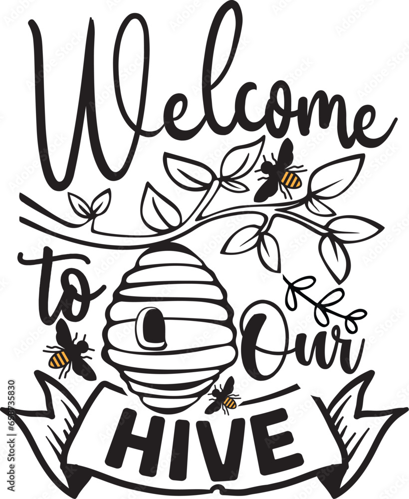 Bee SVG Designs Bee SVG Designs