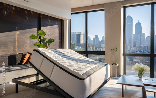 Unveiling Opulent Comfort, Experience Ultimate Luxury with an Adjustable Zero-Gravity Bed.