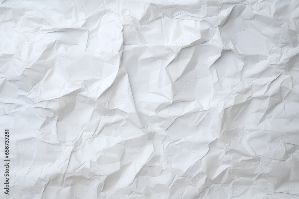 Crumpled White Paper Background Texture Crumpled White Paper Background Texture