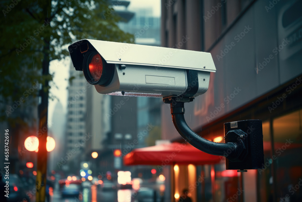 This modern CCTV surveillance system, equipped with electronic cameras, helps protect urban areas and private properties by monitoring and recording activity for safety and security This modern CCTV surveillance system, equipped with electronic cameras, helps protect urban areas and private properties by monitoring and recording activity for safety and security