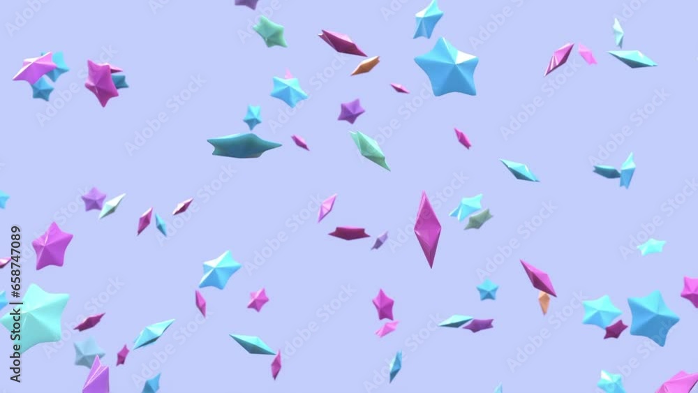 flying stars, seamless looping flying stars, seamless looping