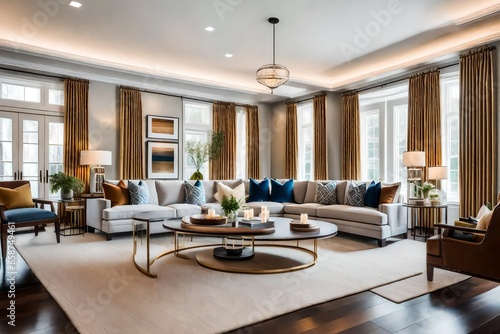 Elegance in Simplicity  Transitional Living Room Design Tips.