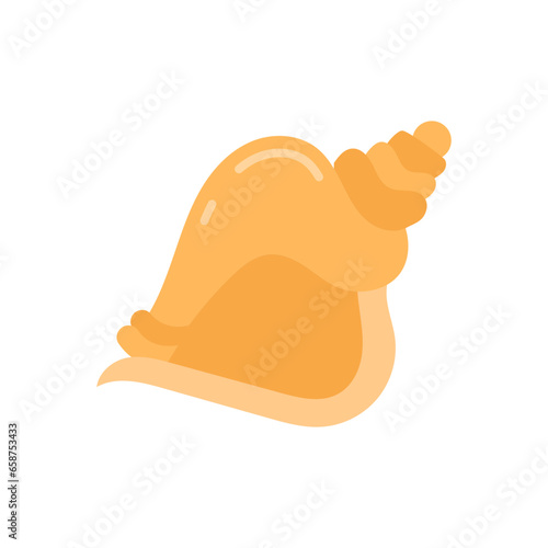 Conch Shell icon in vector. Illustration