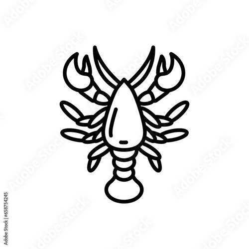 Lobster icon in vector. Illustration © Vectors