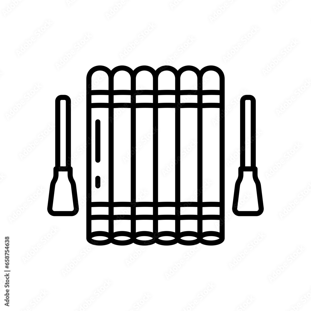 Wooden Raft icon in vector. Illustration Wooden Raft icon in vector. Illustration