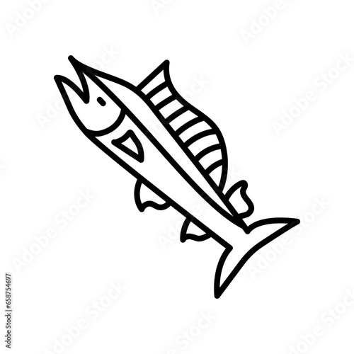 Spearfish icon in vector. Illustration