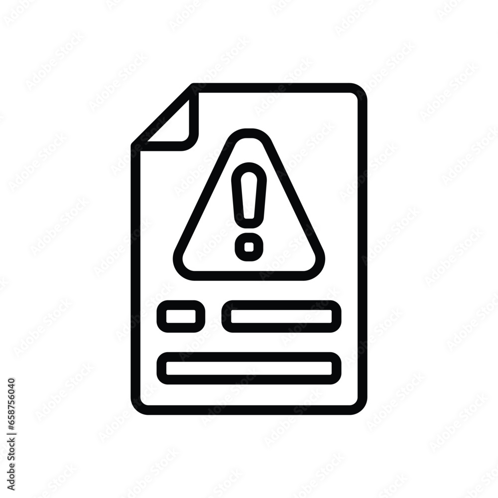 file dangerous line icon. vector icon for your website, mobile, presentation, and logo design. file dangerous line icon. vector icon for your website, mobile, presentation, and logo design.