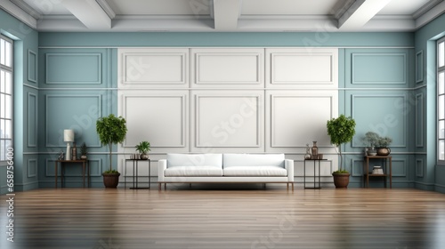 Clean elegant modern studio backdrop