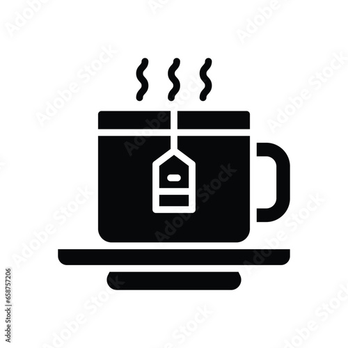 tea glyph icon. vector icon for your website, mobile, presentation, and logo design.