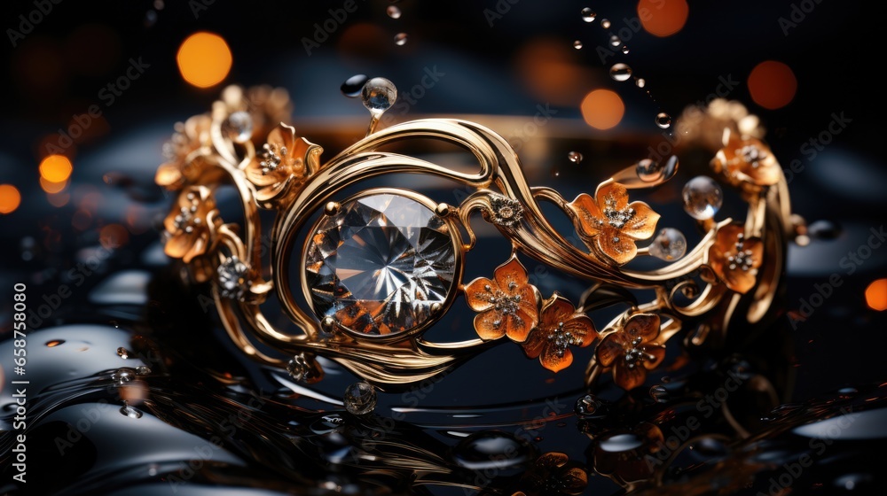advertisement background for a jewelry