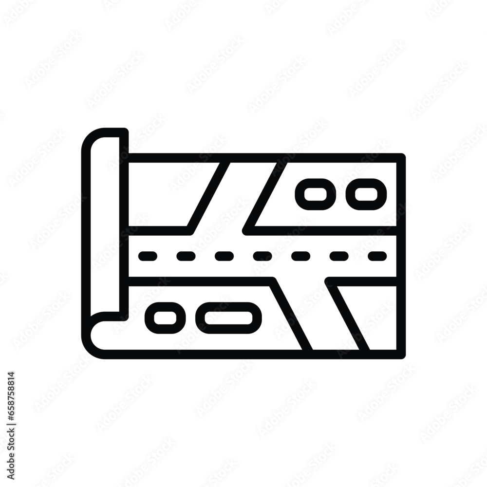 map line icon. vector icon for your website, mobile, presentation, and logo design. map line icon. vector icon for your website, mobile, presentation, and logo design.