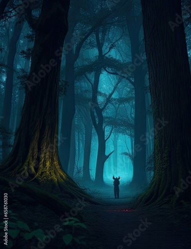 scary castle in the woods