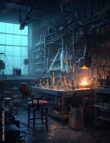 interior of a factory