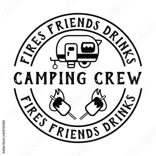 Fires friend's drinks camping crew Eps