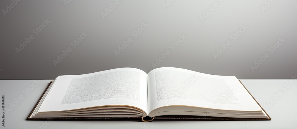 empty book With copyspace for text empty book With copyspace for text