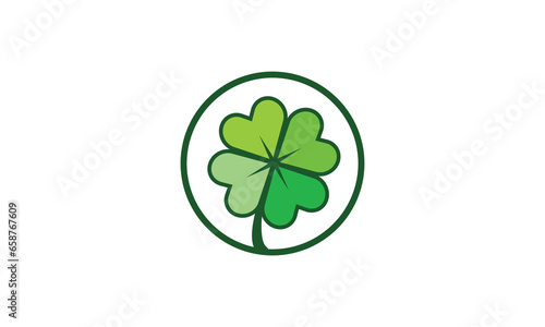 green leaf flower vector illustration