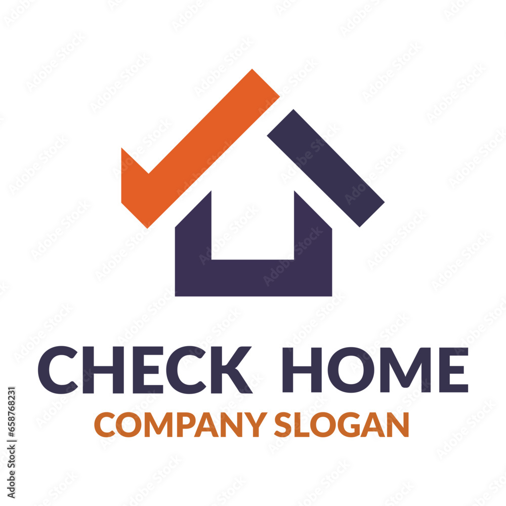 Check Home Logo design free download Check Home Logo design free download