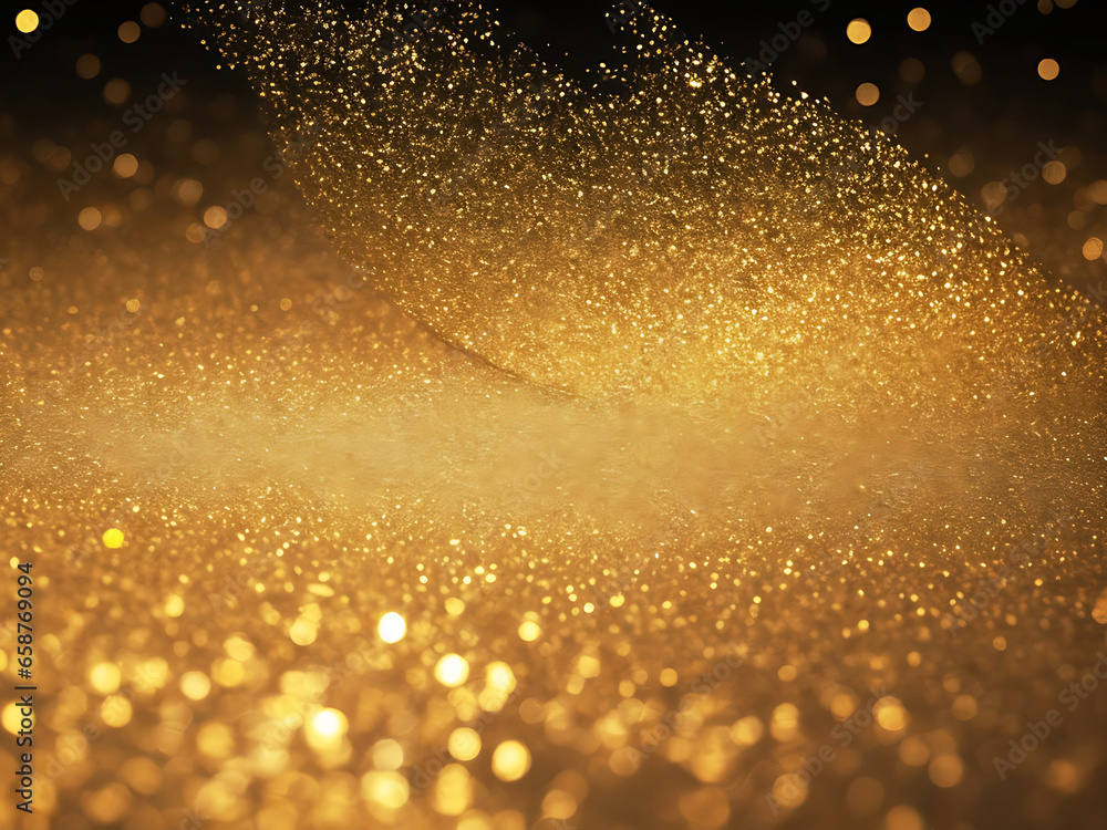 High-resolution gold glitter background
