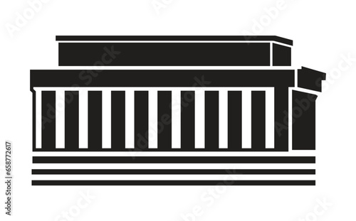 Temple of the frescoes icon. Trendy flat vector Temple of the frescoes icon on white background from Architecture and Travel collection
