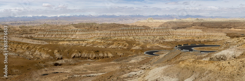 Tibet Zhada Earth Forest, special landscape in Ali Tibet, China