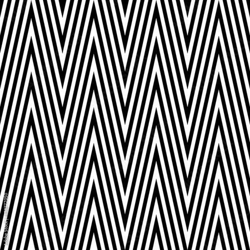Zigzag lines. Jagged stripes. Seamless surface pattern design with sharp waves ornament. Repeated chevrons wallpaper. Digital paper for page fills, web designing, textile print. Vector illustration.