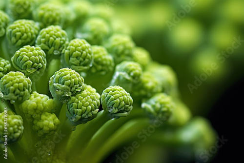 Broccoli Stalk Macro