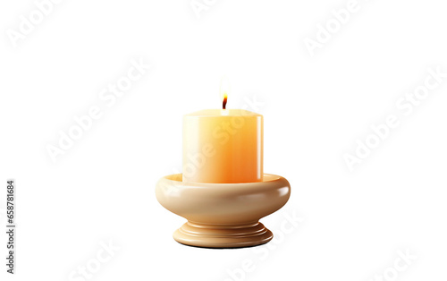 Luxurious Candle Holder on transparent background PNG format