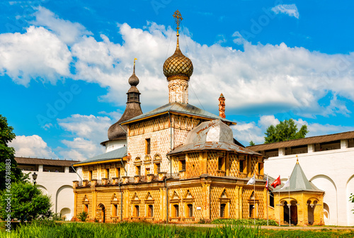 Photos The courtyard in the Kremlin in Rostov the Great and the exterior of the buildin