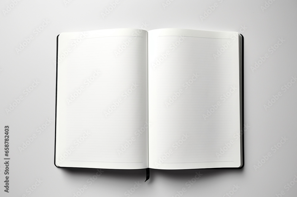 Open diary mockup Open diary mockup