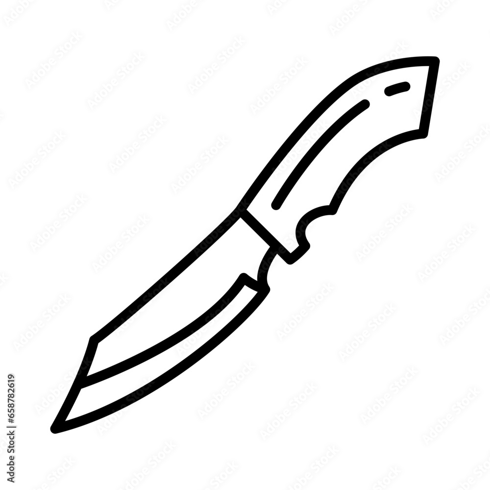 Obraz premium Army Knife icon. a Survival Knife that is often used for outdoor activities