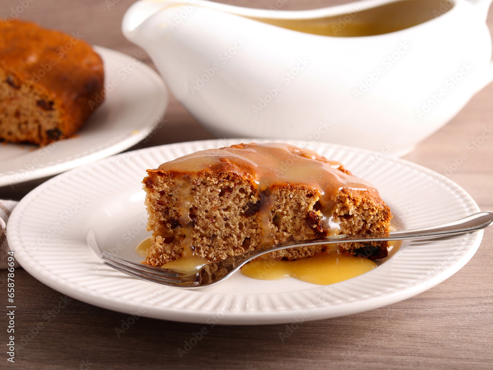 Date cake with caramel topping, Date cake with caramel topping,