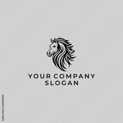 horse logo design