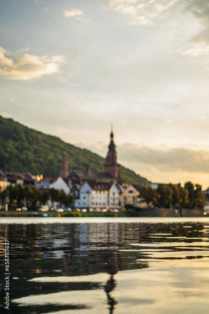 Naklejka premium heidelberg alte brücke