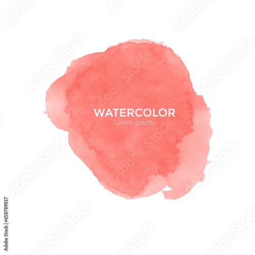 Pastel watercolor texture background, Red watercolor