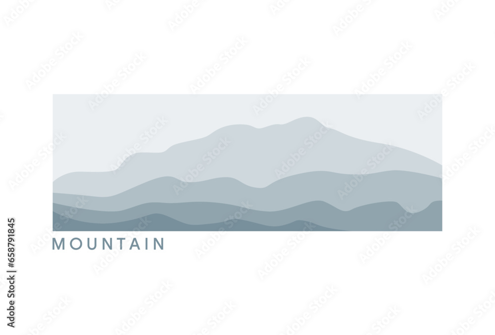 Mountain logo design illustration vector template Mountain logo design illustration vector template