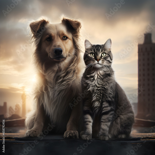Best Friends Dog and Cat