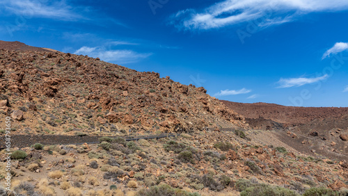 landscape of the mountains