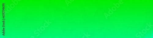 Gradient green panorama background with copy space, Usable for banner, poster, cover, Ad, events, party, sale, celebrations, and various design works