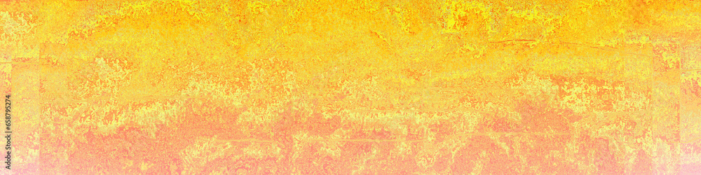 Yellow abstract panorama background with copy space, Usable for banner, poster, cover, Ad, events, party, sale, celebrations, and various design works