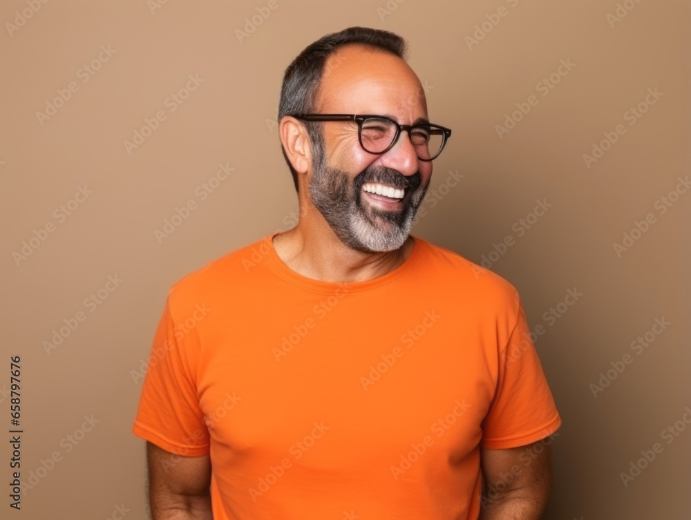 Happy european man in casual clothing against a neutral background Happy european man in casual clothing against a neutral background