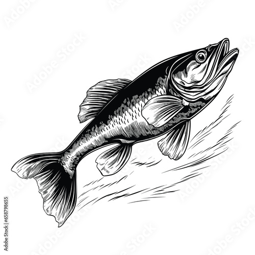 Hand Drawn Sketch Fish Illustration   © MstNasrinAktar