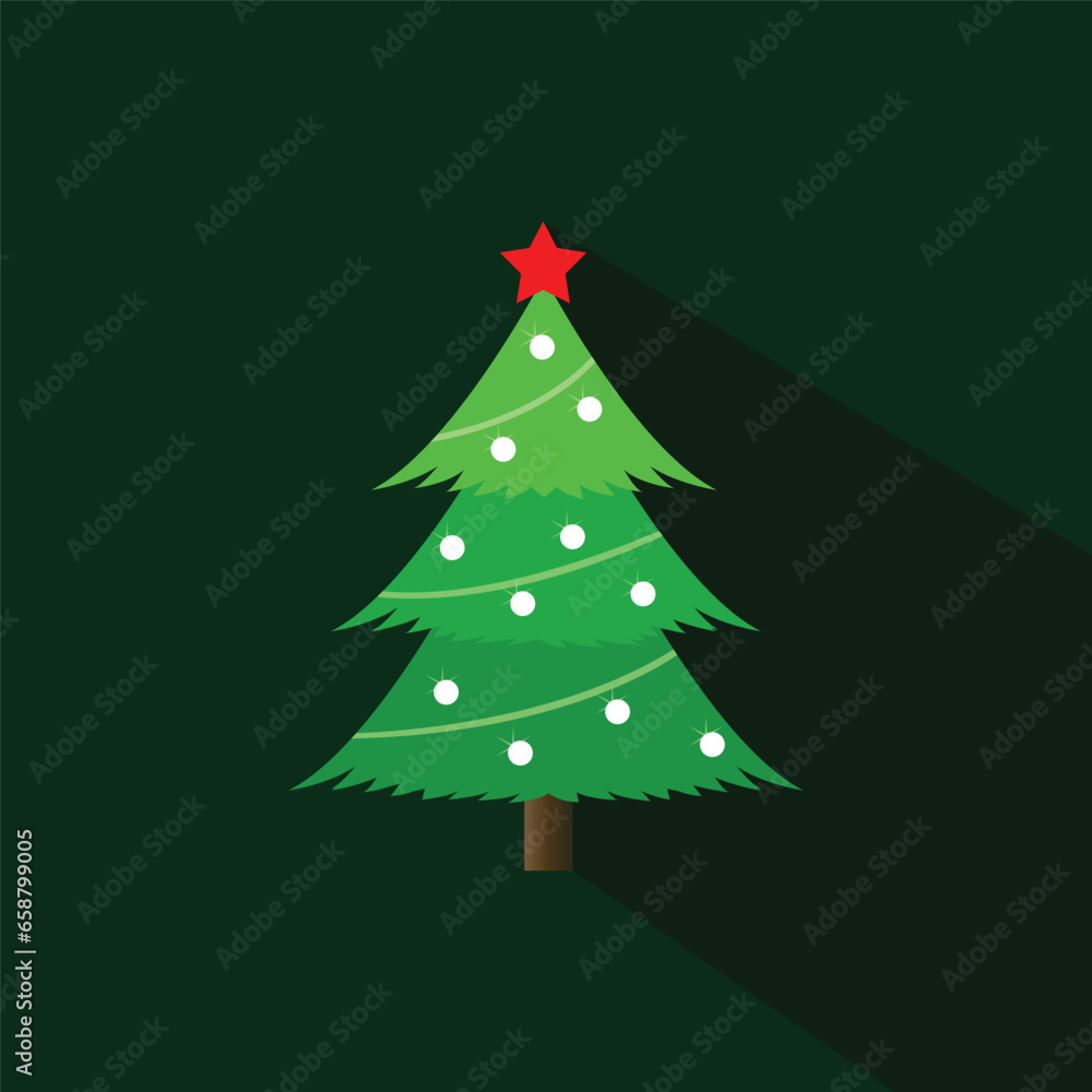 Vector christmas tree isolated on transparent background. Beautiful shining Christmas tree with decorations - balls, garlands, bulbs, tinsel and a golden star at the top. Vector christmas tree isolated on transparent background. Beautiful shining Christmas tree with decorations - balls, garlands, bulbs, tinsel and a golden star at the top.