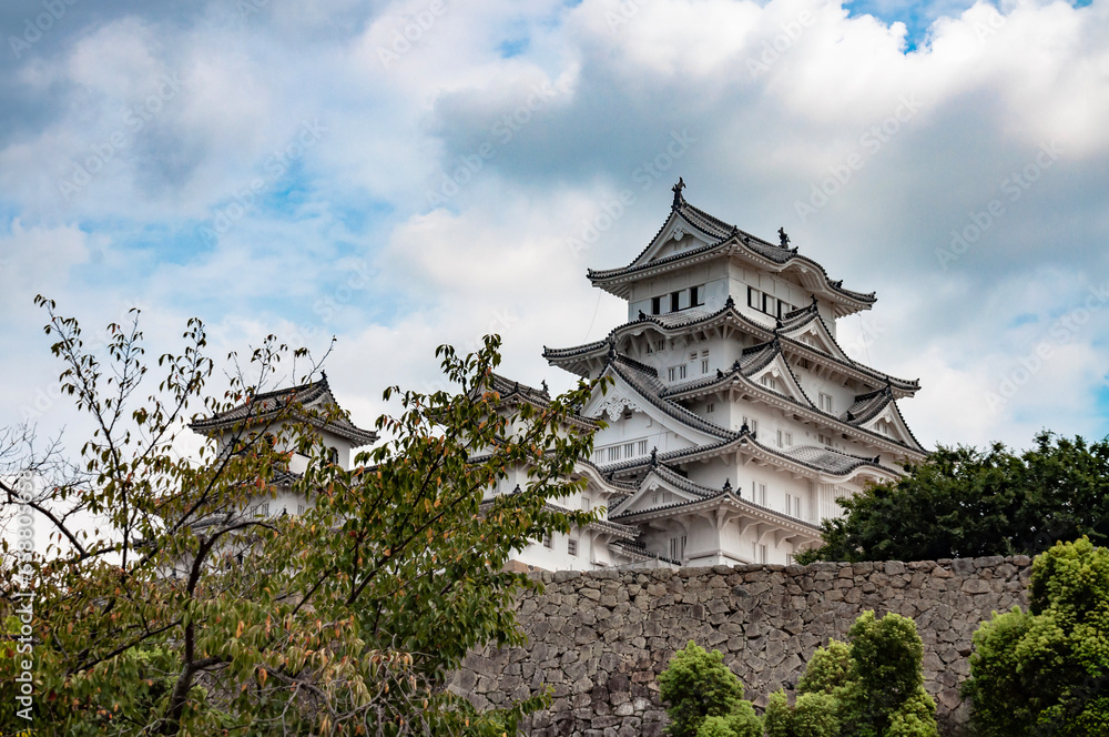 Himeji castle side view