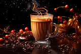 mug of coffee with New Year's mood